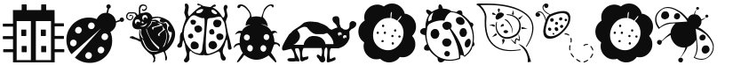 Ladybug Dings font download