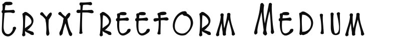 EryxFreeform font download