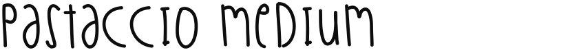 Pastaccio font download