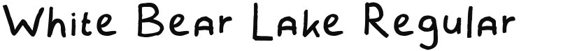 White Bear Lake font download