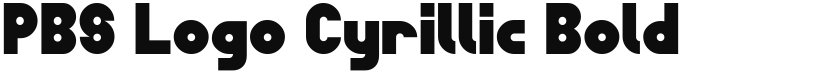 PBS Logo Cyrillic font download