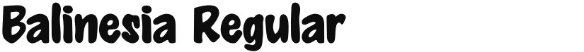 Balinesia font download