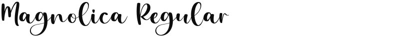 Magnolica font download