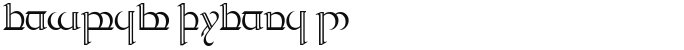 Tengwar Quenya 2