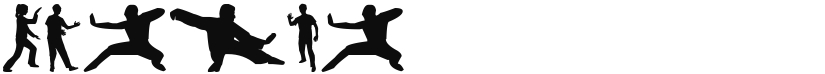 Tai-Chi Silhouette font download