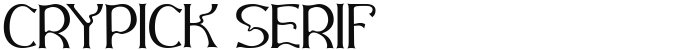 Crypick Serif