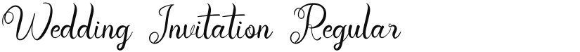 Wedding Invitation font download