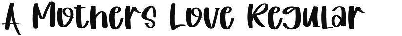 A Mothers Love font download