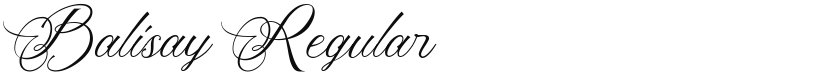 Balisay font download