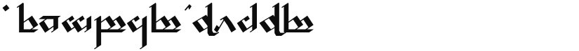 Tengwar Noldor font download