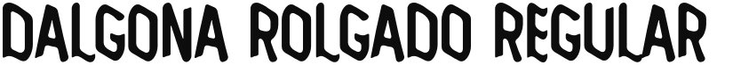 Dalgona Rolgado font download
