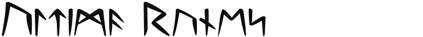 Ultima Runes font download