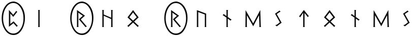 Pi Rho Runestones font download