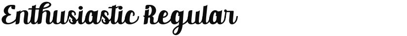 Enthusiastic font download