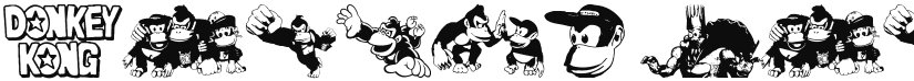 Donkey Kong World font download