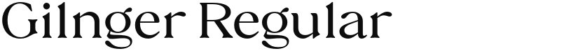 Gilnger font download