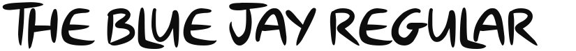 The Blue Jay font download