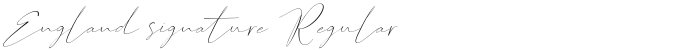 England signature Regular