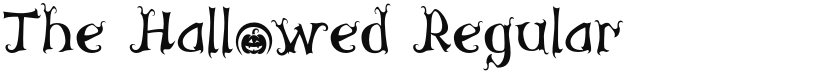 The Hallowed font download