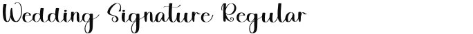 Wedding Signature Regular