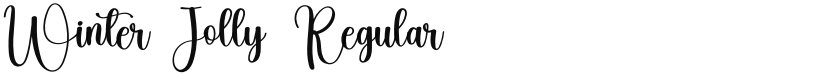 Winter Jolly font download