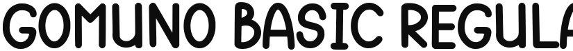 Gomuno Basic font download