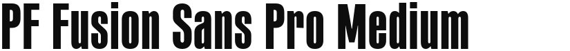 PF Fusion Sans Pro font download