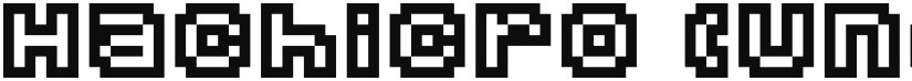 Hachicro (Undertale Battle Font) font download