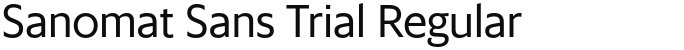 Sanomat Sans Trial Regular