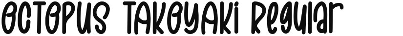 OCTOPUS TAKOYAKI font download