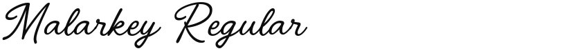 Malarkey font download