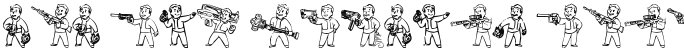 Pip Boy Weapons Dingbats