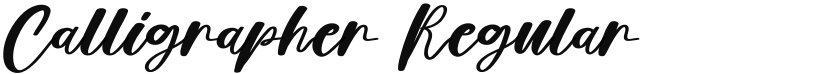 Calligrapher font download