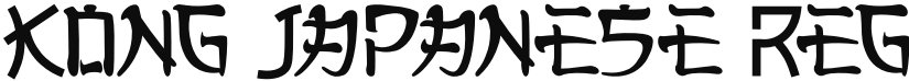 Kong Japanese font download