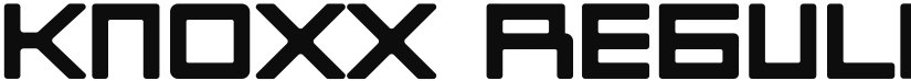 Knoxx font download