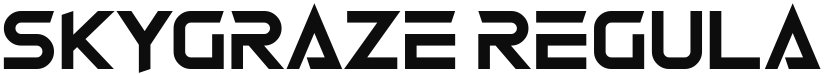 Skygraze font download