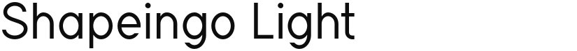 Shapeingo font download