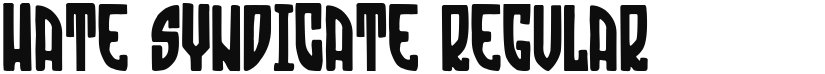 Hate Syndicate font download