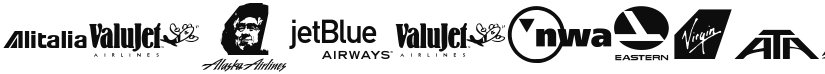 Airline Logos Past and Present font download