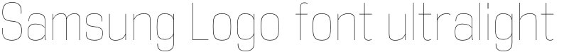 Samsung Logo font font download