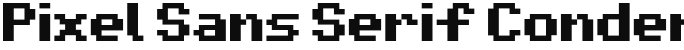 Pixel Sans Serif Condensed Regular