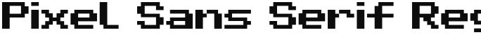 Pixel Sans Serif Regular