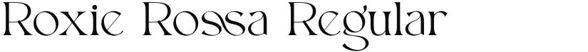 Roxie Rossa font download