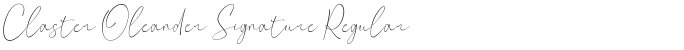 Claster Oleander Signature Regular