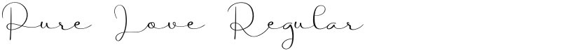 Pure Love font download
