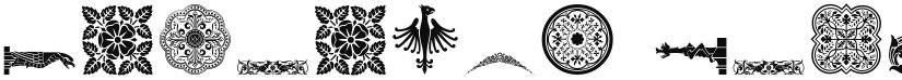 Medieval Dingbats font download