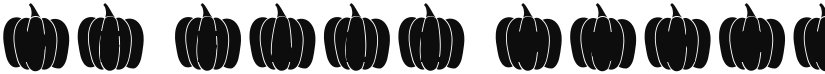 MF Fall Pumpkins Color font download