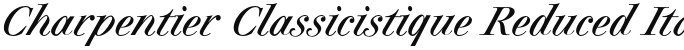 Charpentier Classicistique Reduced Italic