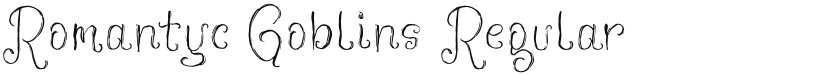 Romantyc Goblins font download