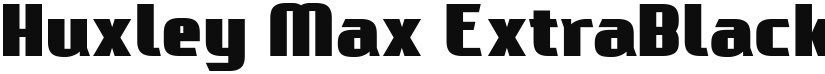 Huxley Max font download